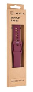 Siksniņa Tactical Apple Watch 38mm / 40mm Silicone Band with Buckle Wine Red