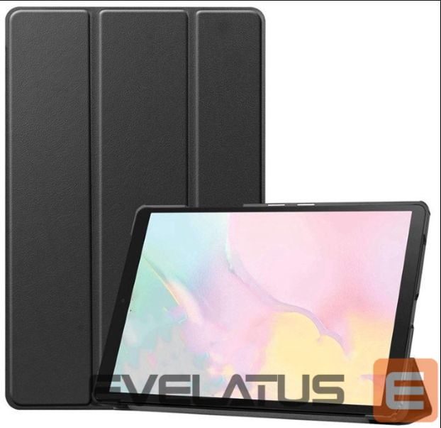 Book case Evelatus Galaxy Tab A7 10.4 (2022) with imitate microfiber inside Black
