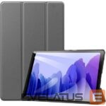 Book case Evelatus  Galaxy Tab A7 10.4 (2022) with imitate microfiber inside Silver