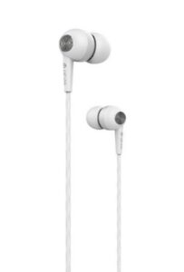Wired headphones Devia  Wired earphones Kintone jack 3,5mm white White