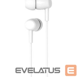 Laidinės ausinės XO  Wired earphones EP50 jack 3,5mm White