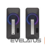 Vadu skaļruņi Genesis  Computer Speaker Helium 100BT RGB Gaming Speakers, Bluetooth, Silver/Black 