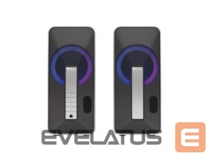 Wired speakers Genesis  Computer Speaker Helium 100BT RGB Gaming Speakers, Bluetooth, Silver/Black 