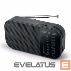 Interaktyvus sprendimas Muse  M-025 R, Portable radio, Black 