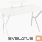 Другой аксессуар для компьютера Genesis  Gaming Desk Holm 320 RGB Headphone holder, Cup holder, Gamepad holder, Monitor shelf, Organizer cables, White 