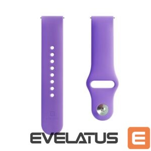 Ремешок Evelatus  Evelatus 20mm Silicone Loop Watch Straps (S/M 110mm) Deep Purple