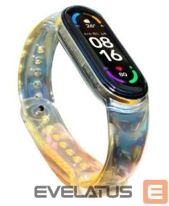 Rihm iLike  Silicone band strap for Xiaomi Mi Band 6 / 5 Yellow