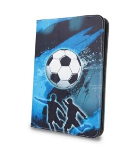 Maciņš grāmata iLike  Universal case Football for tablet 7-8 Blue