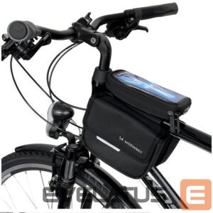 Bicycle accessory iLike Universal frame bike bag bicycle pannier waterproof phone case 1.5l Black
