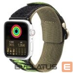 Ремешок Dux Ducis  Strap (Outdoor Version) strap for Apple Watch Ultra, SE, 8, 7, 6, 5, 4, 3, 2, 1 (49, 45, 44, 42 mm) nylon band bracelet Black Green