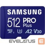Mälukaardid Samsung  PRO Plus microSD Card 512GB Blue