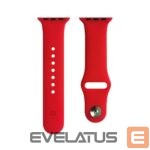Strap Evelatus  Evelatus Watch 38/40/41mm Silicone Loop Watch Straps (132mm M/L) Red
