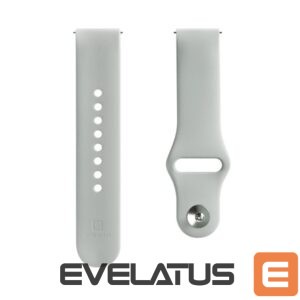 Siksniņa Evelatus  Evelatus Watch 20mm Silicone Loop Watch Straps (130mm M/L) Silver