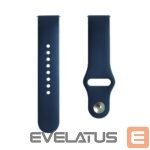 Strap Evelatus  Evelatus Watch 20mm Silicone Loop Watch Straps (130mm M/L) Blue