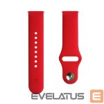Rihm Evelatus  Evelatus Watch 22mm Silicone Loop Watch Straps (130mm M/L) Red
