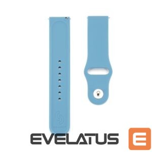 Siksniņa Connect  22mm Silicone Loop Watch Strap (S/M 110mm) Blue