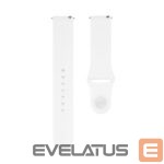 Rihm Connect  20mm Silicone Loop Watch Strap (S/M 110mm) White