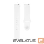 Dirželis Connect  20mm Silicone Loop Watch Strap (130mm M/L) White