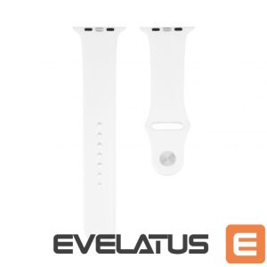 Siksniņa Connect  Watch 38/40/41mm Silicone Loop Watch Strap (132mm M/L) White