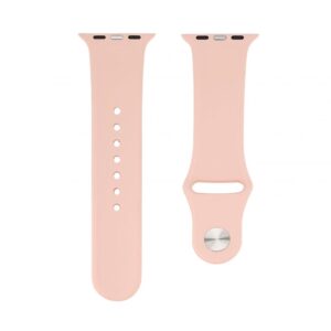 Siksniņa Connect  Watch 38/40/41mm Silicone Loop Watch Strap (132mm M/L) Pink Sand