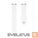 Siksniņa Connect  Watch 42/44/45mm Silicone Loop Watch Strap (S/M 110mm) White