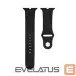 Strap Connect  Watch 42/44/45mm Silicone Loop Watch Strap (140mm M/L) Black