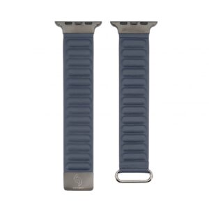 Dirželis Connect  Watch 38/40/41mm cortical back buckle magnetic suction Watch Straps Indigo Blue