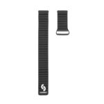 Ремешок Connect  22mm Flat head Leather - Silicone Loop Magnetic Watch Strap (130mm M/L) Black