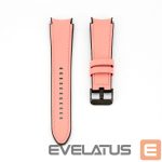 Rihm Connect  20mm Silicone Patch Leather Watch Strap (130mm M/L) Pink