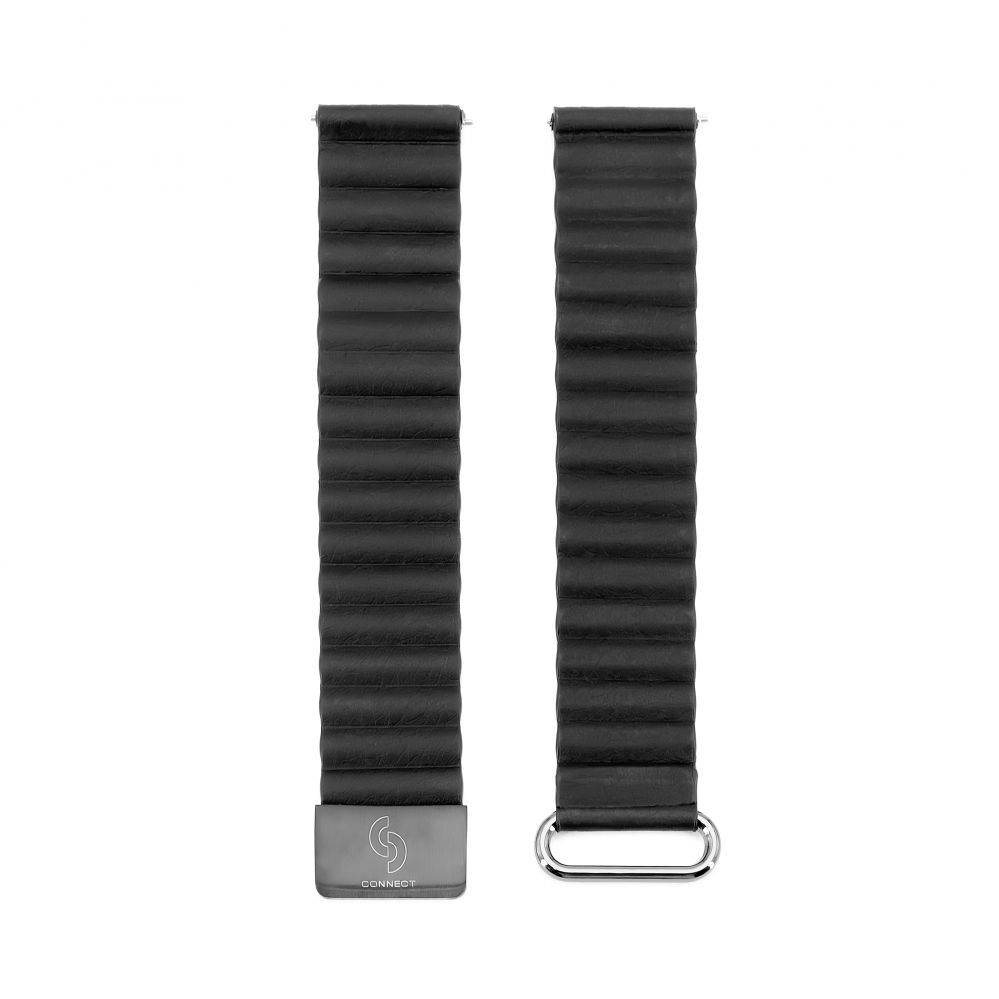 Rihm Connect 20mm Cortical back buckle magnetic suction Watch Straps (130mm M/L) Black
