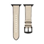 Strap Connect  Watch 42/44/45mm Silicone patch Leather Watch Strap (132mm M/L) White