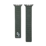 Strap Connect  Watch 38/40/41mm Fine woven twill magnetic chain Watch Straps Green