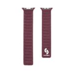 Dirželis Connect  Watch 38/40/41mm Fine woven twill magnetic chain Watch Straps Plum