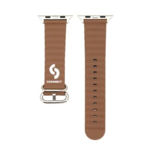 Siksniņa Connect  Watch 38/40/41mm Marine leather Watch Strap Brown
