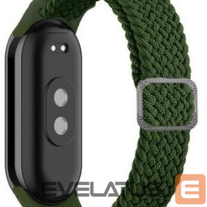 Rihm iLike Universal Mi Band 8 wristband bracelet Braided fabric strap Green