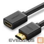 Kaabel Ugreen  cable HDMI extension cable (female) - HDMI (male) 19 pin 1.4v 4K 60Hz 30AWG 2m black (10142) Black