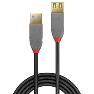 Kabelis LINDY  CABLE USB3.2 EXTENSION 2M/ANTHRA 36762 