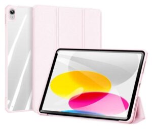 Maciņš grāmata Dux Ducis  Copa case for iPad 10.9'' 2022 (10 gen.) smart cover stand Pink
