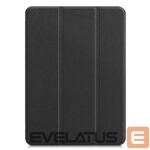 Kaaned iLike  iPad Pro 11 4th Gen Tri-Fold Eco-Leather Stand Case Black