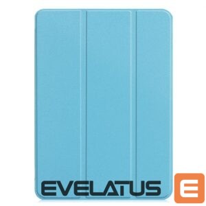 Kaaned iLike  iPad Mini 5 7.9 Tri-Fold Eco-Leather Stand Case Sky Blue