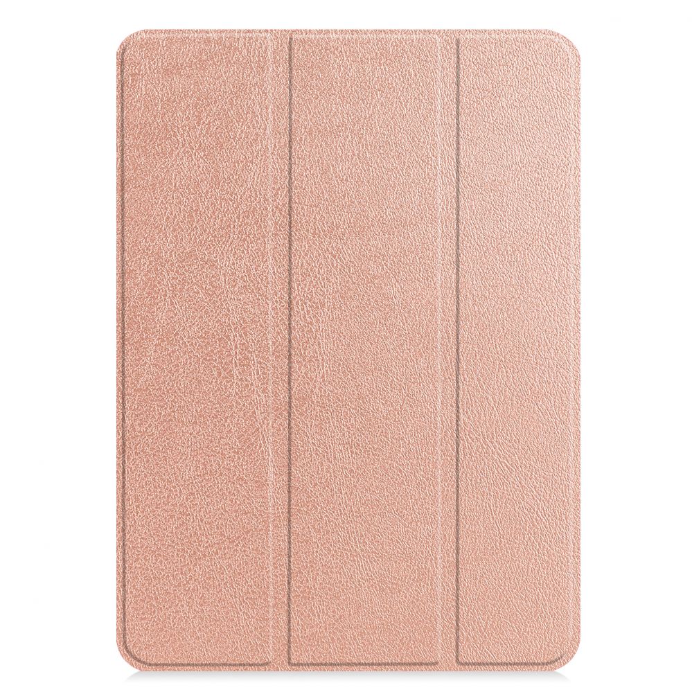 Book case iLike iPad 10.2 Tri-Fold Eco-Leather Stand Case Rose Gold