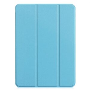 Kaaned iLike  Galaxy Tab A8 10.5 X200 Tri-Fold Eco-Leather Stand Case Sky Blue