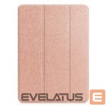 Maciņš grāmata iLike  Galaxy Tab A9 Plus X210 Tri-Fold Eco-Leather Stand Case Rose Gold