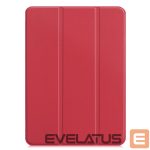 Maciņš grāmata iLike  Galaxy Tab S8 Plus 12.4 Tri-Fold Eco-Leather Stand Case Coral Pink