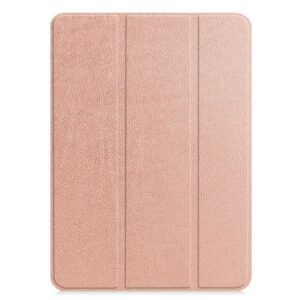 Maciņš grāmata iLike  Tab P11 11.5 2nd Gen TB350 Tri-Fold Eco-Leather Stand Case Rose Gold