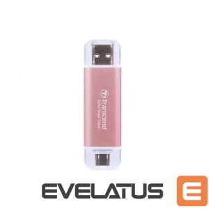 Kietasis diskas SDD Transcend  SSD USB-C 1TB EXT. PINK/TS1TESD300P 