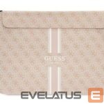 Portatīvo datoru soma Guess  PU 4G Printed Stripes Computer Sleeve 16 Pink