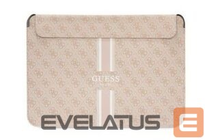 Portatīvo datoru soma Guess  PU 4G Printed Stripes Computer Sleeve 16 Pink
