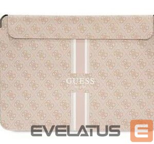 Portatīvo datoru soma Guess  PU 4G Printed Stripes Computer Sleeve 16 Pink