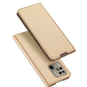 Kaaned - kaaned Dux Ducis Xiaomi Redmi 10C Skin Pro Flip Case Gold